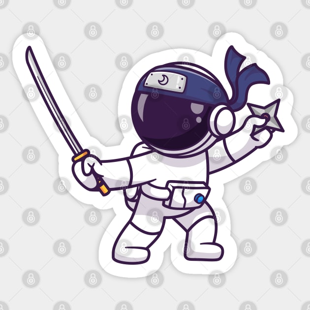 astronaut ninja Sticker by CinaBo0na